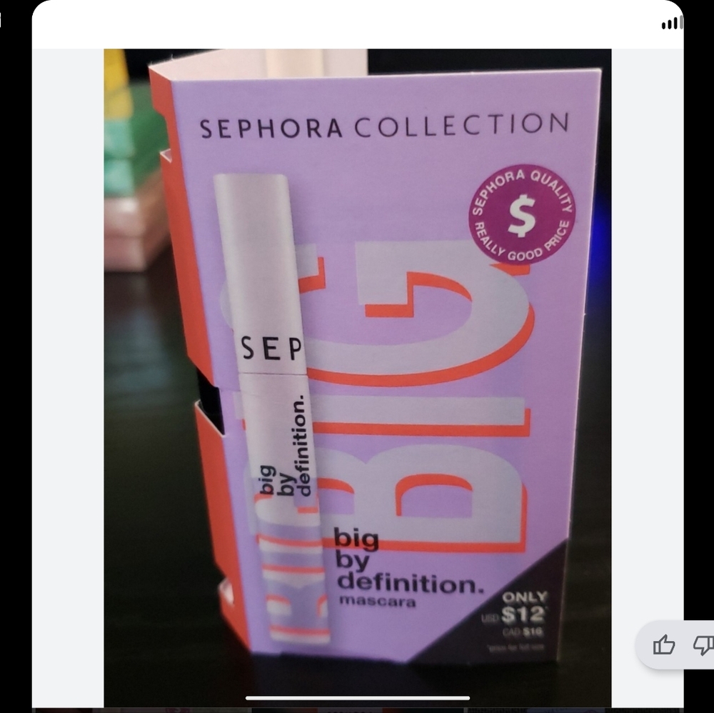 Sephora Collection Mascara "Big by Definition" - Lavender & Coral Packaging